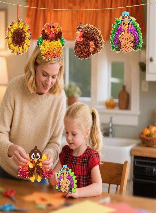 ام ال او ال ام مجموعة أدوات فنية وحرفية من 12 قطعة لعيد الشكر من MLOLM - مجموعة أدوات وخز الديك الرومي - مجموعة فنية إبداعية يمكنك صنعها بنفسك من الفوم لتزيين القماش - مشروع فني لحفلة عيد الشكر وحصاد الخريف - Image 4